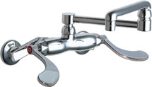 Chicago Faucets (445-DJ13-317XKABCP)  Hot and Cold Water Sink Faucet