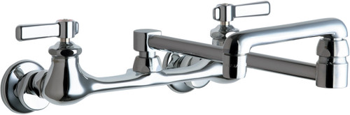  Chicago Faucets (540-LDDJ18E35ABCP) Hot and Cold Water Sink Faucet