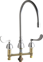 Chicago Faucets (786-TWGN10ASE72AB) Concealed Hot and Cold Water Sink Faucet with Third Water Inlet