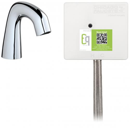  Chicago Faucets (EQ-A11A-12ABCP) Touch-free faucet with plug-and-play installation