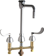 Chicago Faucets (786-TWG2BVBE3MAB)  Concealed Hot and Cold Water Sink Faucet with Third Water Inlet