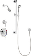 Chicago Faucets (SH-PB1-17-031) Pressure Balancing Tub and Shower Valve with Shower Head