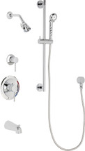 Chicago Faucets (SH-PB1-17-111) Pressure Balancing Tub and Shower Valve with Shower Head