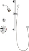 Chicago Faucets (SH-PB1-11-011) Pressure Balancing Tub and Shower Valve with Shower Head
