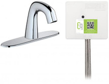 Chicago Faucets (EQ-A13A-13ABCP) Touch-free faucet with plug-and-play installation