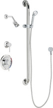 Chicago Faucets (SH-PB1-16-024) Pressure Balancing Tub and Shower Valve with Shower Head