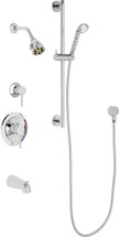 Chicago Faucets (SH-PB1-11-121) Pressure Balancing Tub and Shower Valve with Shower Head