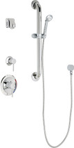 Chicago Faucets (SH-PB1-15-023) Pressure Balancing Tub and Shower Valve with Shower Head