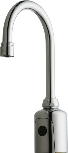  Chicago Faucets (116.203.AB.1) HyTronic Gooseneck Sink Faucet with Dual Beam Infrared Sensor