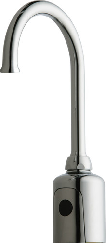  Chicago Faucets (116.431.AB.1) HyTronic Gooseneck Sink Faucet with Dual Beam Infrared Sensor