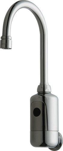  Chicago Faucets (116.204.AB.1) HyTronic Gooseneck Sink Faucet with Dual Beam Infrared Sensor