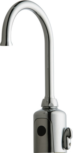  Chicago Faucets (116.429.AB.1) HyTronic Gooseneck Sink Faucet with Dual Beam Infrared Sensor