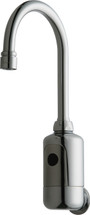 Chicago Faucets (116.104.AB.1) HyTronic Gooseneck Sink Faucet with Dual Beam Infrared Sensor