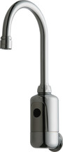 Chicago Faucets (116.114.AB.1) HyTronic Gooseneck Sink Faucet with Dual Beam Infrared Sensor