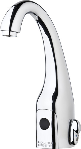  Chicago Faucets (116.777.AB.1)  HyTronic Curve Sink Faucet with Dual Beam Infrared Sensor