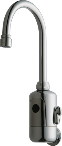  Chicago Faucets (116.124.AB.1) HyTronic Gooseneck Sink Faucet with Dual Beam Infrared Sensor