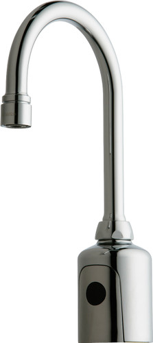  Chicago Faucets (116.953.AB.1) HyTronic Gooseneck Sink Faucet with Dual Beam Infrared Sensor