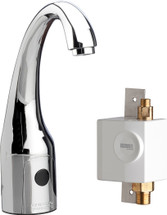Chicago Faucets (116.959.AB.1) HyTronic Curve Sink Faucet with Dual Beam Infrared Sensor