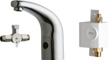Chicago Faucets (116.961.AB.1) HyTronic Traditional Sink Faucet with Dual Beam Infrared Sensor