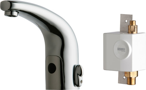  Chicago Faucets (116.941.AB.1) HyTronic Traditional Sink Faucet with Dual Beam Infrared Sensor