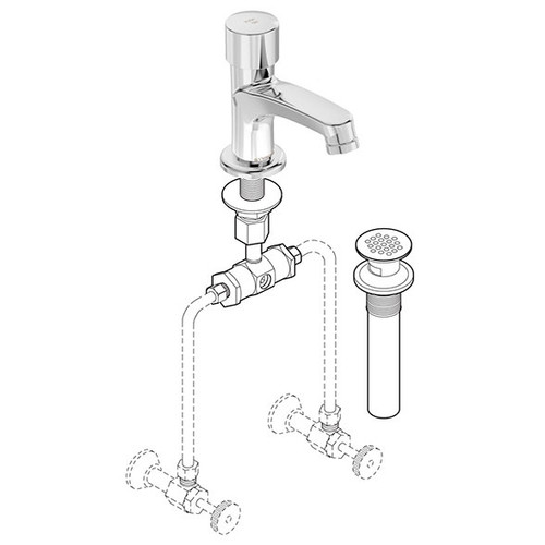  Symmons (SLS-7000-MV-G)  Metering Faucet