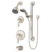 Symmons (9606-PLR-STN) Origins Tub/Shower/Hand Shower System