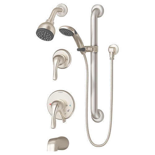  Symmons (S-9606-PLR-STN) Origins Tub/Shower/Hand Shower System