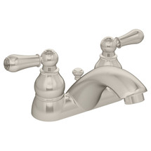 Symmons (SLC-4712-STN-1.5) Allura Lavatory Faucet, Centerset, 2 Handles