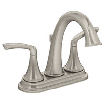 Symmons (SLC-5512-STN-1.5) Elm Two Handle Centerset Lavatory Faucet