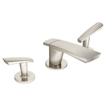 Symmons (SLW-4112-STN-1.5)  Naru Two Handle Widespread Lavatory Faucet