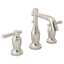Symmons (SLW-5412-STN-1.5) Degas Two Handle Widespread Lavatory Faucet