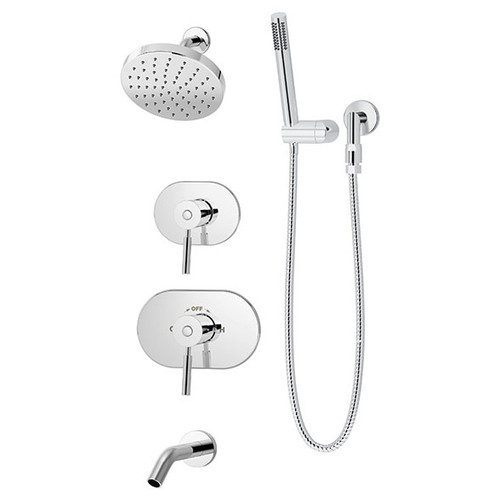  Symmons (4306-TRM) Sereno Tub/Shower/Hand Shower System