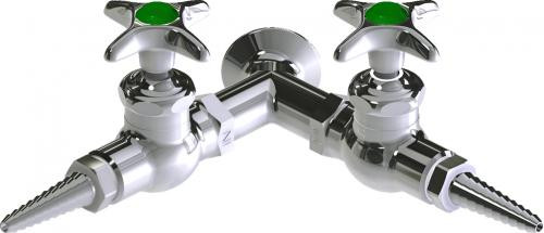  Chicago Faucets (LWV1-A11-60) Wall-mounted water valve with flange