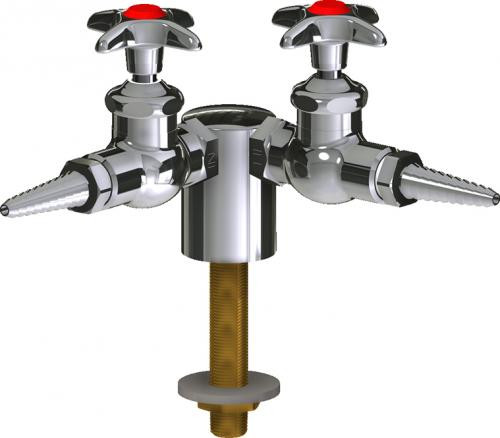  Chicago Faucets (LWV1-A12-20) Deck-mounted laboratory turret with water valve