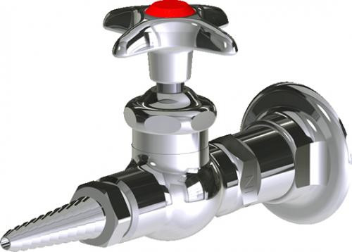  Chicago Faucets (LWV1-A12-50) Wall-mounted water valve with flange