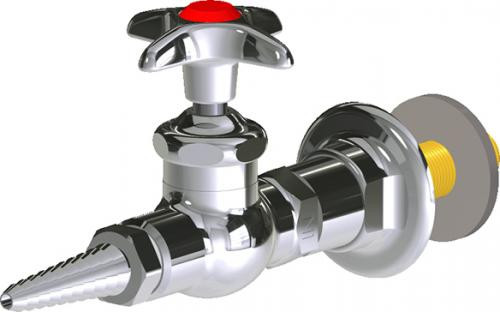  Chicago Faucets (LWV1-A12-55) Wall-mounted water valve with flange