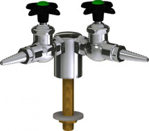 Chicago Faucets (LWV1-A13-20) Deck-mounted laboratory turret with water valve