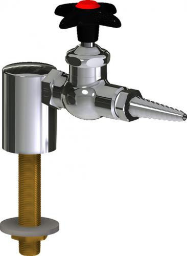  Chicago Faucets (LWV1-A14-10) Deck-mounted laboratory turret with water valve