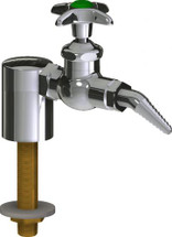 Chicago Faucets (LWV1-A21-10) Deck-mounted laboratory turret with water valve
