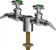 Chicago Faucets (LWV1-A21-25) Deck-mounted laboratory turret with water valve