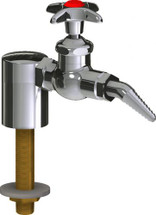 Chicago Faucets (LWV1-A22-10) Deck-mounted laboratory turret with water valve