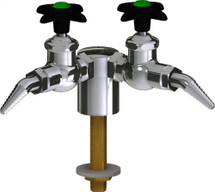 Chicago Faucets (LWV1-A23-20) Deck-mounted laboratory turret with water valve