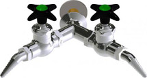 Chicago Faucets (LWV1-A23-65) Wall-mounted water valve with flange