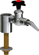 Chicago Faucets (LWV1-A24-10) Deck-mounted laboratory turret with water valve