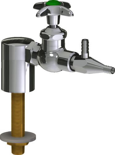  Chicago Faucets (LWV1-A31-10) Deck-mounted laboratory turret with water valve