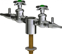 Chicago Faucets (LWV1-A31-25) Deck-mounted laboratory turret with water valve