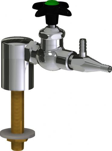  Chicago Faucets (LWV1-A33-10) Deck-mounted laboratory turret with water valve