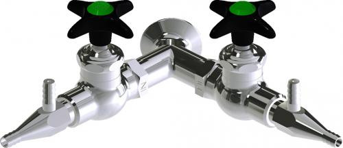  Chicago Faucets (LWV1-A33-60) Wall-mounted water valve with flange