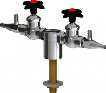 Chicago Faucets (LWV1-A34-25) Deck-mounted laboratory turret with water valve