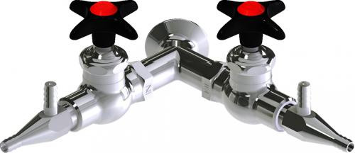  Chicago Faucets (LWV1-A34-60) Wall-mounted water valve with flange